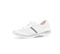 Gabor Femme Baskets Mode, Dame Faible, Low, Chaussure Basse,Chaussure de Rue,Chaussure de Sport,Loisirs,Weiss,41 EU / 7.5 UK