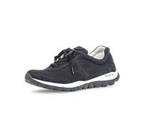 Gabor Femme Baskets Mode, Dame Faible, Low, Chaussure Basse,Chaussure de Rue,Chaussure de Sport,Loisirs,nightbl.(S.w/Blau),37.5 EU / 4.5 UK