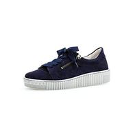 Gabor Femme Baskets Mode, Dame Faible, Low, Chaussure Basse,Chaussure de Rue,Chaussure de Sport,Semelle à Plate-Forme,Loisirs,Bluette,39 EU / 6 UK