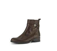 Gabor Femme Bottines, Dame Bottes de Motard,Semelle intérieure Amovible,Botte de Motard,Bottes,Demi-Bottes,Plat,Marron (Moro) / 58,39 EU / 6 UK