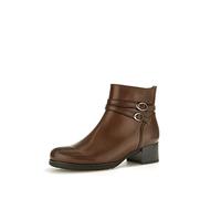 Gabor Femme Bottines, Dame Bottes de Motard,Semelle intérieure Amovible,Bottes,Demi-Bottes,Botte de Motard,Plat,Marron (Sattel) / 24,38 EU / 5 UK