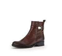 Gabor Femme Bottines, Dame Bottes de Motard,Semelle intérieure Amovible,Plat,Bottes,Demi-Bottes,Marron (Sattel) / 24,37.5 EU / 4.5 UK