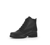 Gabor Femme Bottines, Dame Bottines à Lacets,Semelle intérieure Amovible,Botte d'hiver,Demi-Bottes,Noir (Schwarz) / 57,43 EU / 9 UK