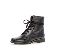 Gabor Femme Bottines, Dame Bottines à Lacets,Semelle intérieure Amovible,Bottes d'hiver,Bottes,Chukka Boot,Demi-Bottes,Noir (Schwarz),39 EU / 6 UK