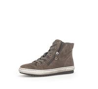 Gabor Femme Bottines, Dame Bottines à Lacets,Semelle intérieure Amovible,Demi-Bottes,Botte à Lacets,Marron (Tartufo),37.5 EU / 4.5 UK