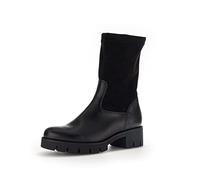 Gabor Femme Bottines, Dame Bottines,Bottillons,Semelle intérieure Amovible,Demi-Bottes,Bootie,fourrée,Bottes d'hiver,Noir (Schwarz) / 27,40 EU / 6.5 UK