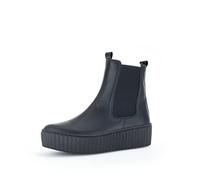 Gabor Femme Bottines, Dame Bottines Chelsea,Semelle intérieure Amovible,Bottes de Glisse,Demi-Bottes,Plat,Noir (Schwarz) / 27,37.5 EU / 4.5 UK