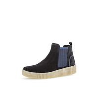 Gabor Femme Bottines, Dame Bottines Chelsea,Semelle intérieure Amovible,Bottes de Glisse,Plat,Demi-Bottes,Bleu (Pazifik) / 16,38.5 EU / 5.5 UK