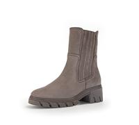 Gabor Femme Bottines, Dame Bottines Chelsea,Semelle intérieure Amovible,Demi-Bottes,Bottines,Bottes de Glisse,Plat,Marron (Fango) / 42,38 EU / 5 UK