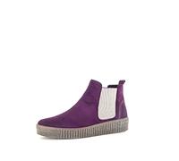 Gabor Femme Bottines, Dame Bottines Chelsea,Semelle intérieure Amovible,Plat,Demi-Bottes,Bottines,Violet (Dark-Orchid) / 30,40.5 EU / 7 UK