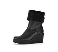 Gabor Femme Bottines, Dame Bottines compensées,Semelle intérieure Amovible,Bottes à Semelle compensée,Hiver,Noir (Schwarz) / 27,40 EU / 6.5 UK