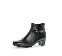 Gabor Femme Bottines, Dame Bottines,Demi-Bottes,Bottine,Haut de la Cheville,Fermeture éclair,Noir (Schwarz),39 EU / 6 UK