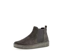Gabor Femme Bottines, Dame Chelsea Boot, Bottes,Demi-Bottes,Bottes à la Cheville,Bootie,enfilez des Bottes,Plat,Pepper/Grau(anthr),37 EU / 4 UK