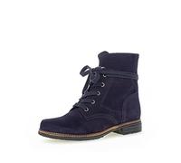 Gabor Femme Bottines, Dame Rangers,Semelle intérieure Amovible,Bottes,Demi-Bottes,Bottines,Bottes à Lacets,Chaudes,Bleu (atlantik),41 EU / 7.5 UK