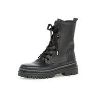 Gabor Femme Bottines, Dame Rangers,Semelle intérieure Amovible,Chaussures d'hiver,doublées,Bottes,Demi-Bottes,Noir (Schwarz (Weiss)),38.5 EU / 5.5 UK