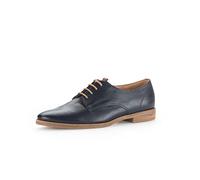 Gabor Femme Chaussures à Lacets, Dame Chaussures d'affaires,Chaussure Basse,Lacets,Classique,élégante,Bleu (Midnight/Peanut) / 66,37 EU / 4 UK