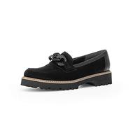 Gabor Femme Chaussures Basses, Dame Mocassin,Chaussons,Chaussures de collège,Chaussures d'affaires,Pantoufles,Noir (Schwarz) / 17,38.5 EU / 5.5 UK