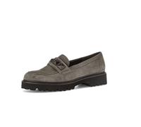 Gabor Femme Chaussures Basses, Dame Mocassin,Chaussons,Pantoufles,Chaussures de collège,Chaussures d'affaires,Gris (Soil) / 19,40 EU / 6.5 UK