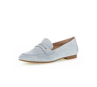 Gabor Femme Chaussures Basses, Dame Mocassin,Chaussons,Pantoufles,Chaussures de collège,Loafer,Chaussures d'affaires,Bleu (aquamarin),38.5 EU / 5.5 UK