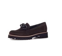 Gabor Femme Chaussures Basses, Dame Mocassin,Chaussons,Pantoufles,Chaussures de collège,Loafer,Marron (Chocolate) / 38,40 EU / 6.5 UK