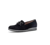 Gabor Femme Chaussures Basses, Dame Mocassin,Chaussons,Semelle intérieure Amovible,Chaussures d'affaires,Loafer,Noir (Schwarz) / 47,39 EU / 6 UK