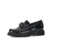 Gabor Femme Chaussures Basses, Dame Mocassin,Chaussons,Semelle intérieure Amovible,Chaussures de collège,Noir (Schwarz) / 97,38.5 EU / 5.5 UK