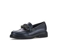 Gabor Femme Chaussures Basses, Dame Mocassin,Chaussons,Semelle intérieure Amovible,Pantoufles,Loafer,Bleu (Ocean) / 66,40 EU / 6.5 UK
