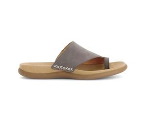 Gabor, Femme, Chaussures, Brun, Taille: 42 EU Mule en cuir gris avec technologie Best Fitting