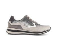 Gabor, Femme, Chaussures, Gris, Taille: 42 EU Baskets en cuir taupe - Gris