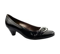 Gabor, Femme, Chaussures, Noir, Taille: 38 1/2 EU Escarpins en Cuir Verni Noir