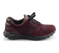 Gabor, Femme, Chaussures, Rouge, Taille: 37 1/2 EU Rollingsoft Sensitive Merlot Red Leather Suede Baskets