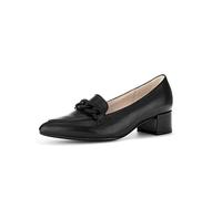 Gabor Femme Escarpins, Dame Escarpins Classiques,Bureau,fermé,élégant,Confortable,Chaussure d'affaires,Noble,Noir (Schwarz) / 27,37 EU / 4 UK