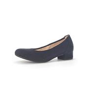 Gabor Femme Escarpins, Dame Escarpins Classiques,Semelle intérieure Amovible,élégant,Noble,Confortable,Bureau,Bleu (River) / 16,38 EU / 5 UK