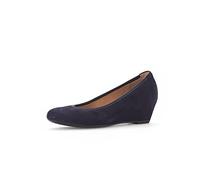 Gabor Femme Escarpins, Dame Wedges,Chaussures à Semelles compensées,Semelle à Talon compensé,Confortable,Bureau,Bleu (atlantik),39 EU / 6 UK