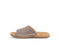 Gabor Slide 1001.03 Chaussures à enfiler pour femme Largeur F, taupe, 42 EU