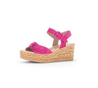 Gabor Femme Sandales, Dame Sandales compensées,Sandales à Talon compensé,Chaussures d'été,Confortables,Hautes,Rose (Pink),40 EU / 6.5 UK