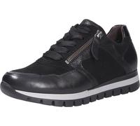 Gabor Baskets basses pour femme, chaussures basses pour femme, largeur supplémentaire confortable (H), Noir 37, 44 EU Weit