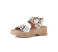 GABOR Sandales bleu-gris / noisette / noir / blanc cassé, Taille 39