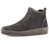 Gabor Lourdes Womens Chelsea Boots 40.5 Pepper Suede