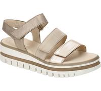 Gabor Metallic mutaro kombi Sandale femme en beige, taille 5.5
