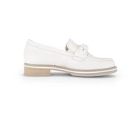 Gabor - Mocassin Confortable en Cuir - Femme - Chaussures - Blanc - Taille: 42 EU