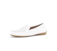 Gabor Mocassins pour Femme, Mocassins pour Femme, Blanc, 40 EU