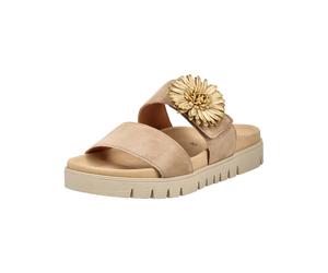 GABOR Mule sable / jaune pastel, Taille 44