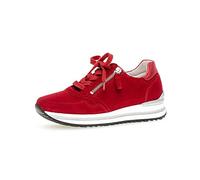 Gabor Nulon Dentelle Jusqu’à Baskets en Cuir Large Ajustement en Daim Red 40 EU Red Suede