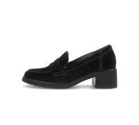 Gabor Pantoufles et mocassins pour femme 4007.01 en daim noir, Noir , 38.5 EU