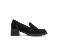 Gabor Pantoufles et mocassins pour femme 4007.01 en daim noir, Noir , 40 EU