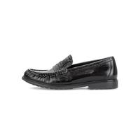 Gabor Pantoufles et mocassins pour femme 4009.01 en noir laqué/brossé