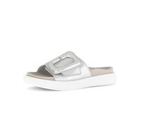 Gabor Mules Best Fitting pour femme – pantoufles – Argent 61 – 38 EU