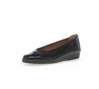 Gabor Petunia L/P, Mocassins Femme - Noir (Black/Patent), 42 1/2 EU