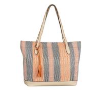 Gabor Sac à épaule beige corail pour femme - Annett Zip Shopper L Stripes Multi 297311